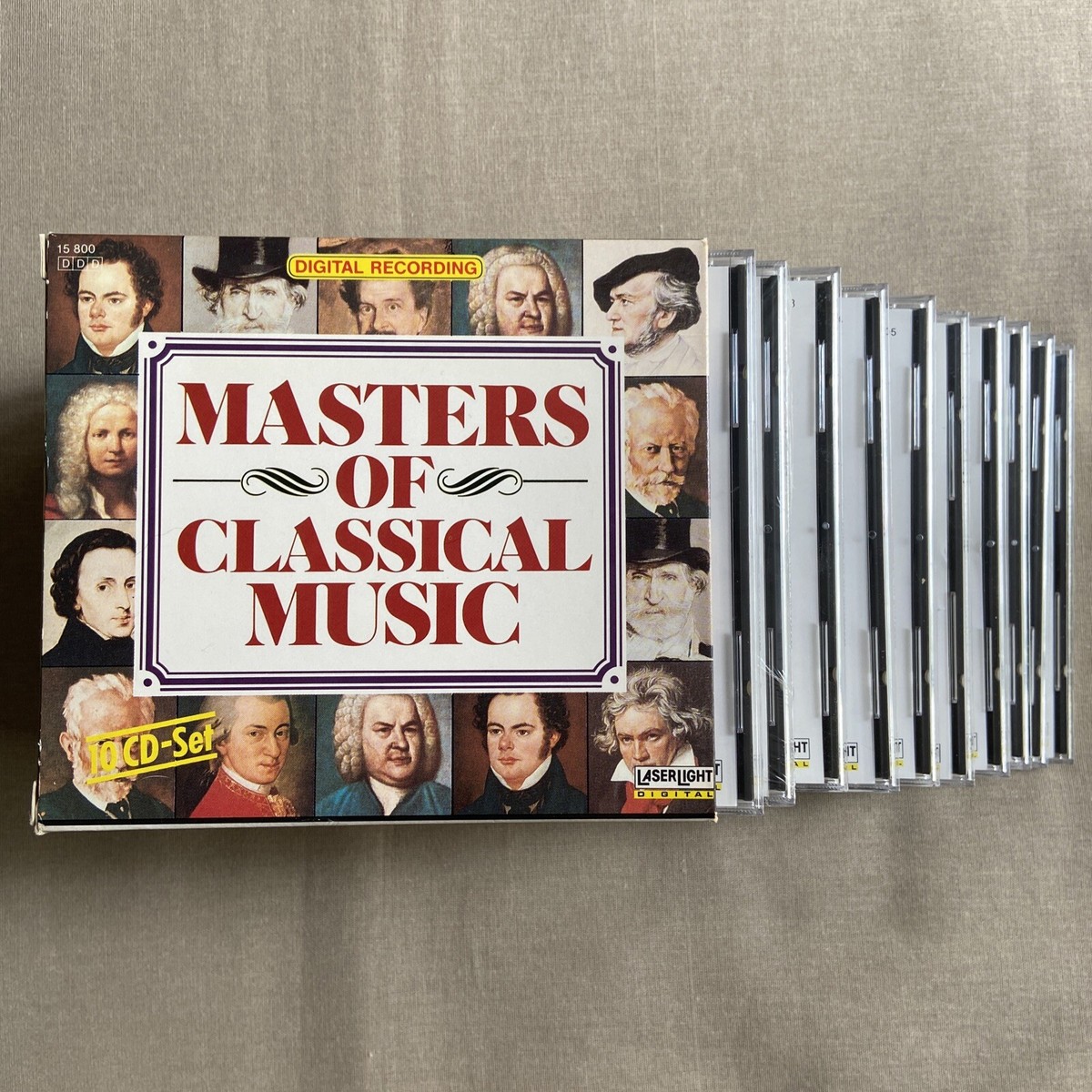 Masters of Classical Music (CD, Oct-1990, 10 Discs, Laserlight