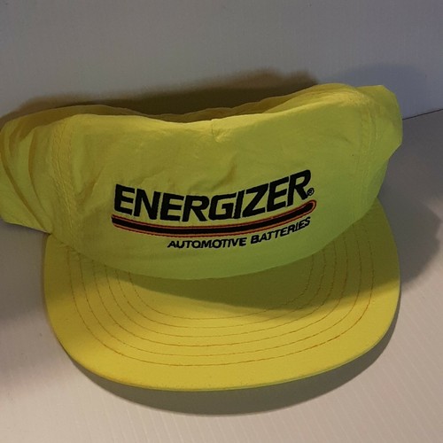 1990's Energizer Batteries Neon Yellow Vintage Cap (NOT PERFECT) (LOOK AT PICS) - Picture 10 of 10