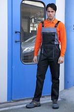 Salopette Pantalone Pantaloni da Lavoro Uomo Donna Pettorina Tuta Meccanico 
