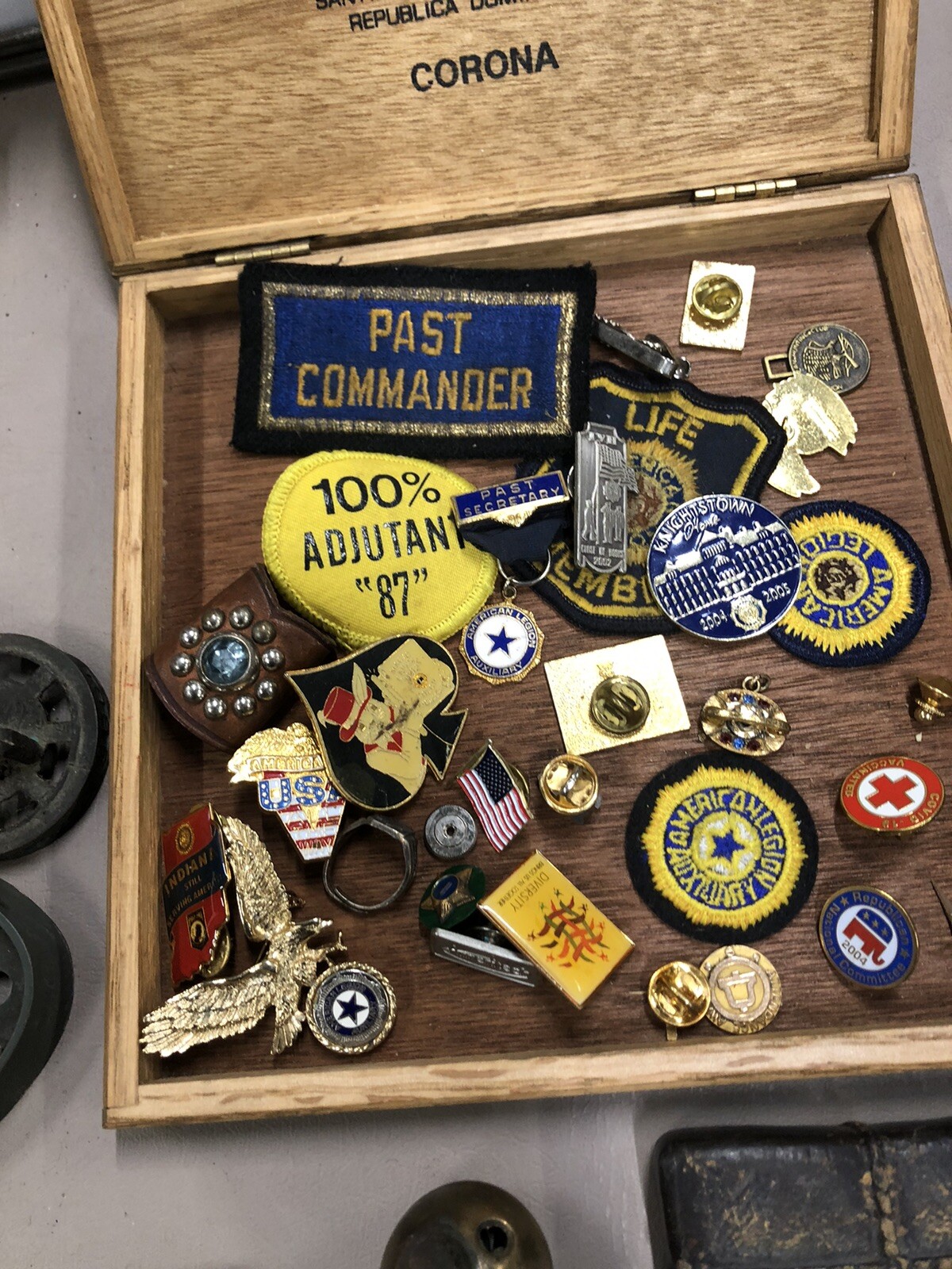 Huge Vintage Lot. Pins. Antique Car Vases ? As Old As 1871. Veery Cool