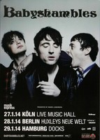 Babyshambles - Fireman , Berlin 2014 | Konzertplakat | Poster