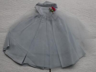 Vintage Pale Blue Gown with a Red Flower fits a 14'' Mary Hoyer HP Doll