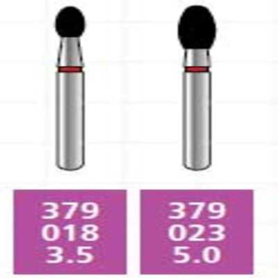 Alpen x1 FG #379.018 Diamond Bur, Fine Grit, Egg Shaped, Single Use, Package