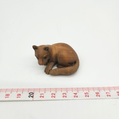 Vintage Japanese Wooden NETSUKE – 