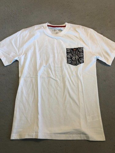 Dickies Independent Shirt Men's Small New White Cotton Pocket Tee - Picture 2 of 4