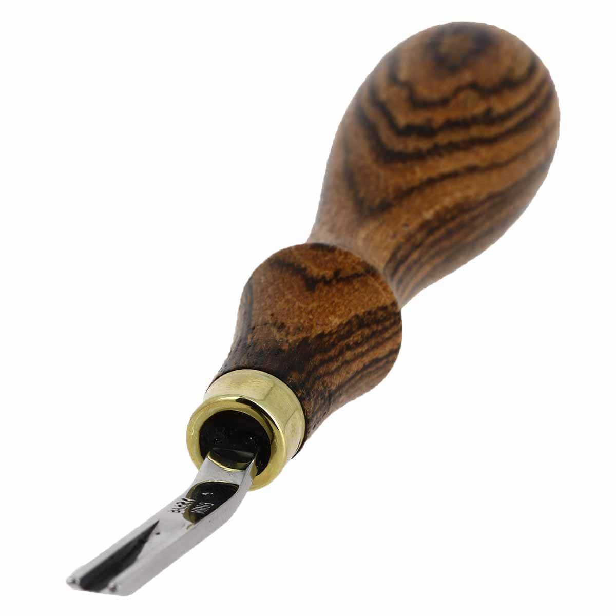 Abat carre français Barry King Tools avec lame affûtée et manche ergonomique en bois