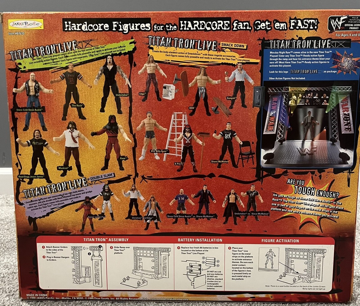 WWF WWE Titan Tron Live ビンス・マクマホン WWF Titan Tron Live & Vince McMahon Figure - SWIT Sports