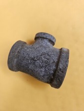 1" x 3/4" x 3/8" Tee Galvanized Malleable Class 150-Made in USA