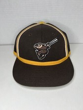 Vintage San Diego Padres MLB American Needle Cooperstown Fitted Hat 7 1/8 RARE