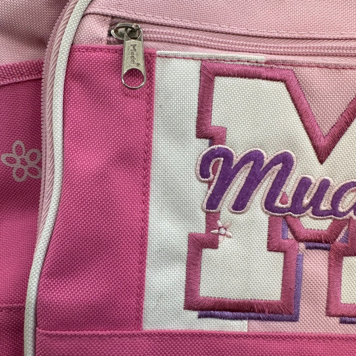 Y2K Vintage Mudd One Shoulder Cross Body Backpack Pink 