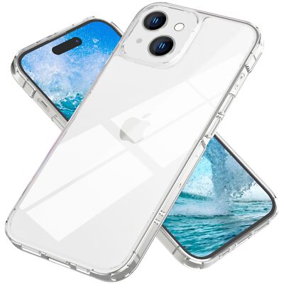 iPhone 15 Handyhülle Silikonhülle NALIA Case Cover klar transparent dünn soft