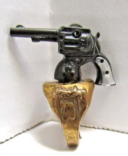 CLASSIC 1947 LONE RANGER KIX CEREAL PREMIUM 6-SHOOTER ADJUSTIBLE RING