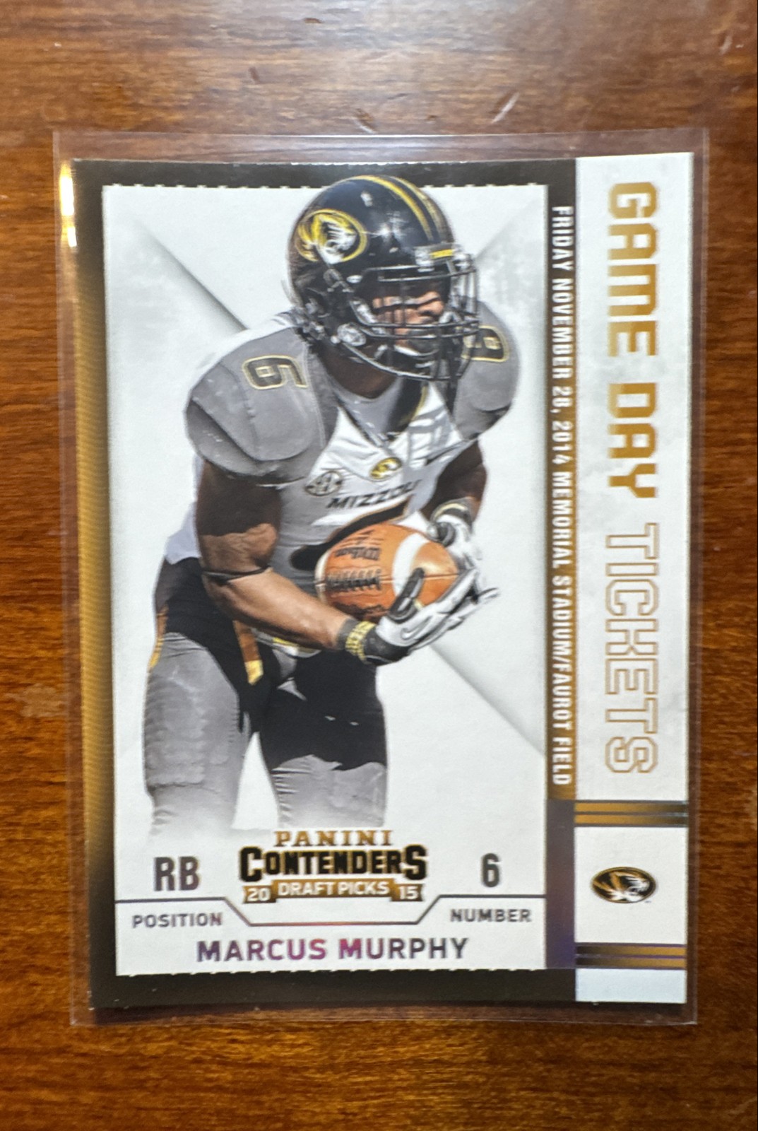 2015 Panini Contenders Draft Picks - Game Day Tickets Marcus Murphy #85 (RC)