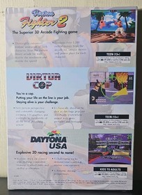 SEALED 🪐 Virtua Fighter 2 🪐 Virtua Cop 🪐 Daytona USA 🪐 SEGA Saturn 🪐 NFR