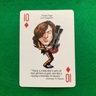 Jimmy Page - Led Zeppelin - Rock Icon Single Playing Card