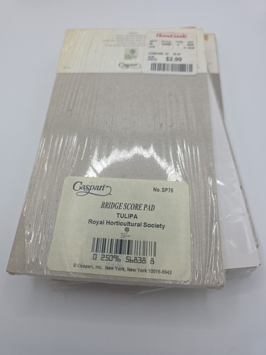 Lot Of 5 Caspari Bridge Tally Score Card Pads Assorted New READ - Picture 10 of 12