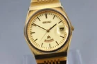 Vintage 1991 Seiko Majesta 9533-6000 Gold Day / Date Qz Men's Watch From JAPAN