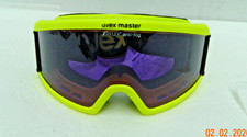 Vintage Uvex Master Triflex Anti Fog Yellow High Contrast Snow Ice Ski Goggles