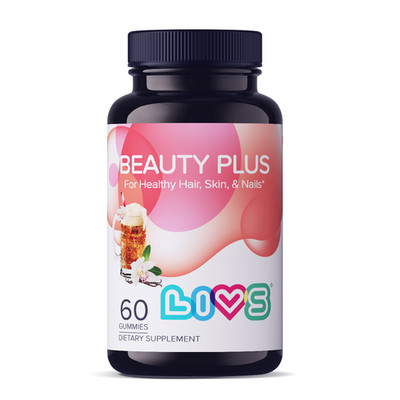 Biotin Hair Skin & Nails Gummies 9 Vitamins Beauty Support 60ct Berry LIVS