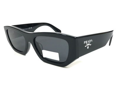 Prada Sunglasses SPRA01-F 16K-08Z Shiny Black Asian Fit Frames