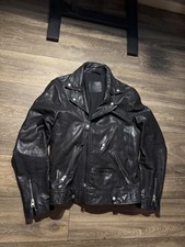ALL SAINTS Men s Milo Asymmetric Zip Leather ...