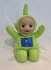 Vintage 2003 Teletubbies Dipsy Green Plush Stuffed Toy Ragdoll Collectible