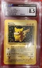 Pikachu 1999 Black Star Promo - 1 Pokemon League WOTC CGC 8.5