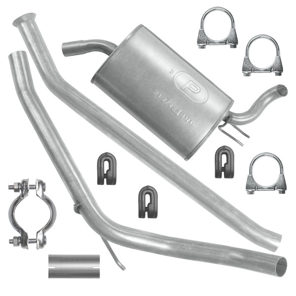 Auspuff SchalldäMpferset FüR Renault Twingo 1 I FließHeck 1.2 (1992-2007)-image
