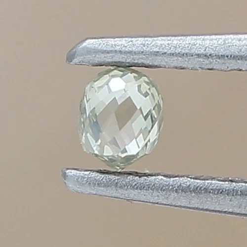 Green Color Briolette Shape 0.12 Ct 2.8mm Bead Cut Diamond Natural Loose Diamond - Image 3 of 4