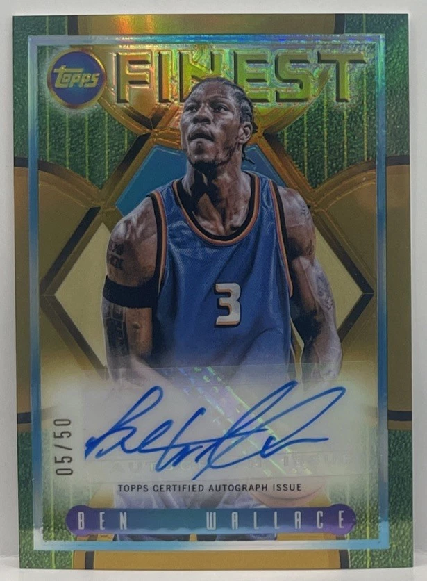 Ben Wallace Basketball Autographed Sports Trading Cards
