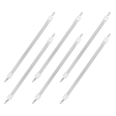 6 Pcs Electric Quartz Heating Tube Replacement Element For Heater Stove