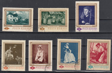 Romania 1966-67 - National Gallery Paintings - Rembrandt, VanEyck, Grigorescu