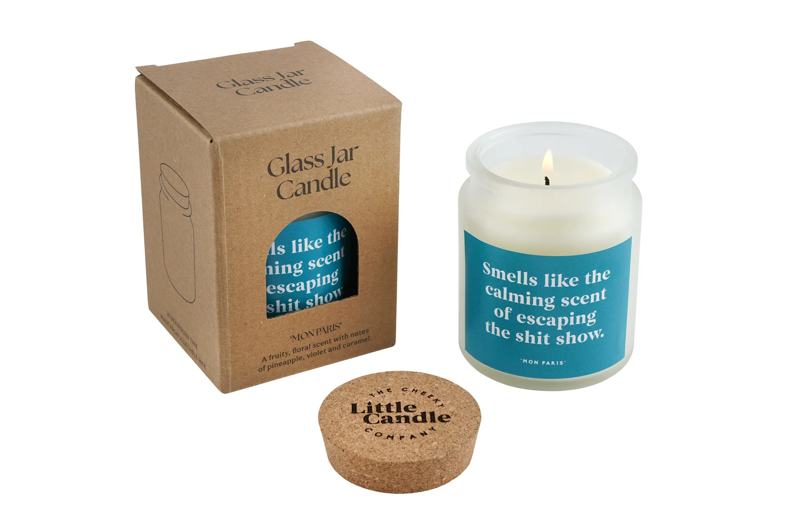 Funny Candle ""Smells Like Escaping the Sh*t Show"" Scented Stress Relief