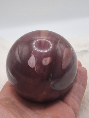 416g Mookait Kristall Kugel Turmspitze Edelstein Heilung Chakra 
