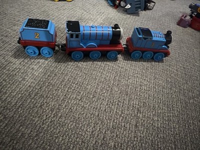 Gordon & Tender Thomas the Train Tank Engine Diecast Plastic Push Pull Along Lot