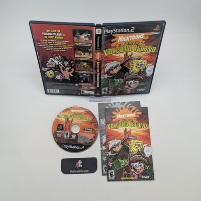 Nicktoons Battle for Volcano Island Complete Sony PlayStation 2 PS2 Works