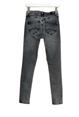 Pepe Jeans Damen Pixilette Grau Größe UK 8 W26 SMALL High Rise Skinny Fit Denim.