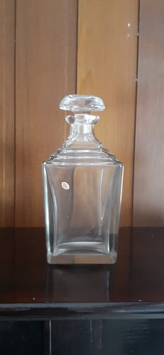 ART DECO CRYSTAL DECANTER.