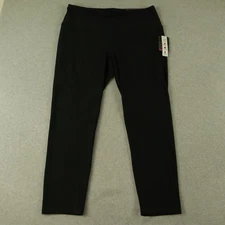 RBX Active Leggings Womens 2X Tummy Control Yogo Pants Stretch Flex Black NWT