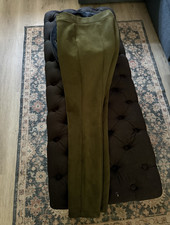 Old Navy Women s Green Solid Flat Front Leggi...