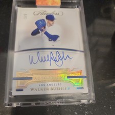 2021 Panini Flawless - Flawless Autographs Walker Buehler #FA-WB Gold /5 FOTL