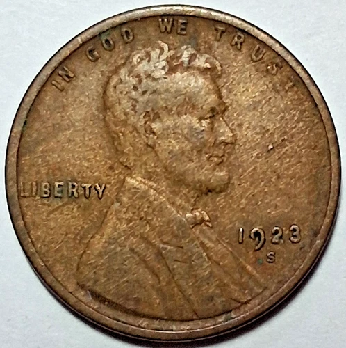 1923-S Lincoln Wheat Cent — photo from the most recent tracked eBay sale
