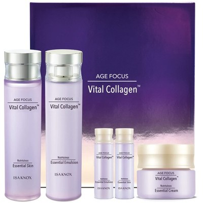 ISA KNOX AGE FOCUS VITAL COLLAGEN SKINCARE GIFT SET (370ml / 12.51 Fl Oz) -...