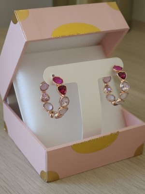 Sommer Juwel Candy JC Tahiti Paradise Rosegold Bombe Party BP Ohrringe