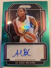 2022 Panini Prizm WNBA - Signatures ~Alana Beard~ #SG-ABD Green Prizm SP 🔥