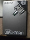 Sony Walkman WM-2 Stereo Portable Cassette Player Silver/ Works,Clean,Xlnt Shape