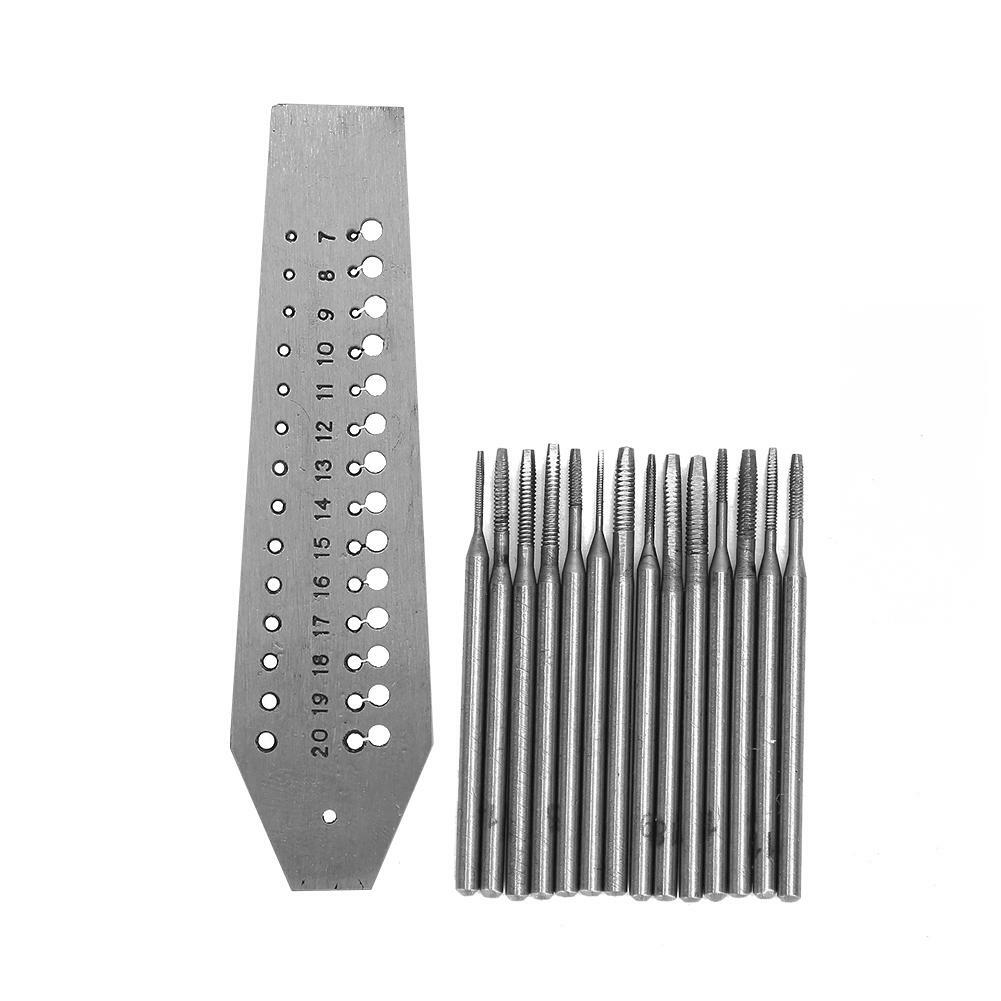 Mini Tap & Die Set with Screw Plate & Taps Jewelers Jewellery Making