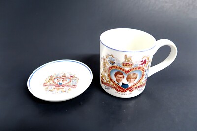 MIDWINTER 1981 Prince Charles & Princess Diana Royal Wedding Cup & Plate Set 