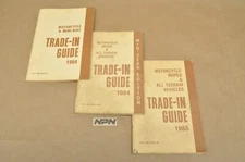 Vintage 1984-85 Abos Blue Book Motorcycle Moped Mini Bike ATV Trade-In Guides