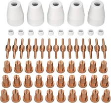ARCCAPTAIN 60PCS PT31 Plasma Cutting Consumables Fit CUT-40 CUT-50D CT-312 with